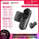 DDPai N3 Pro – מצלמת דרך כפולה איכות 2K Ultra HD 1600P